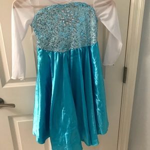 Frozen Elsa Dress with Hairpiece